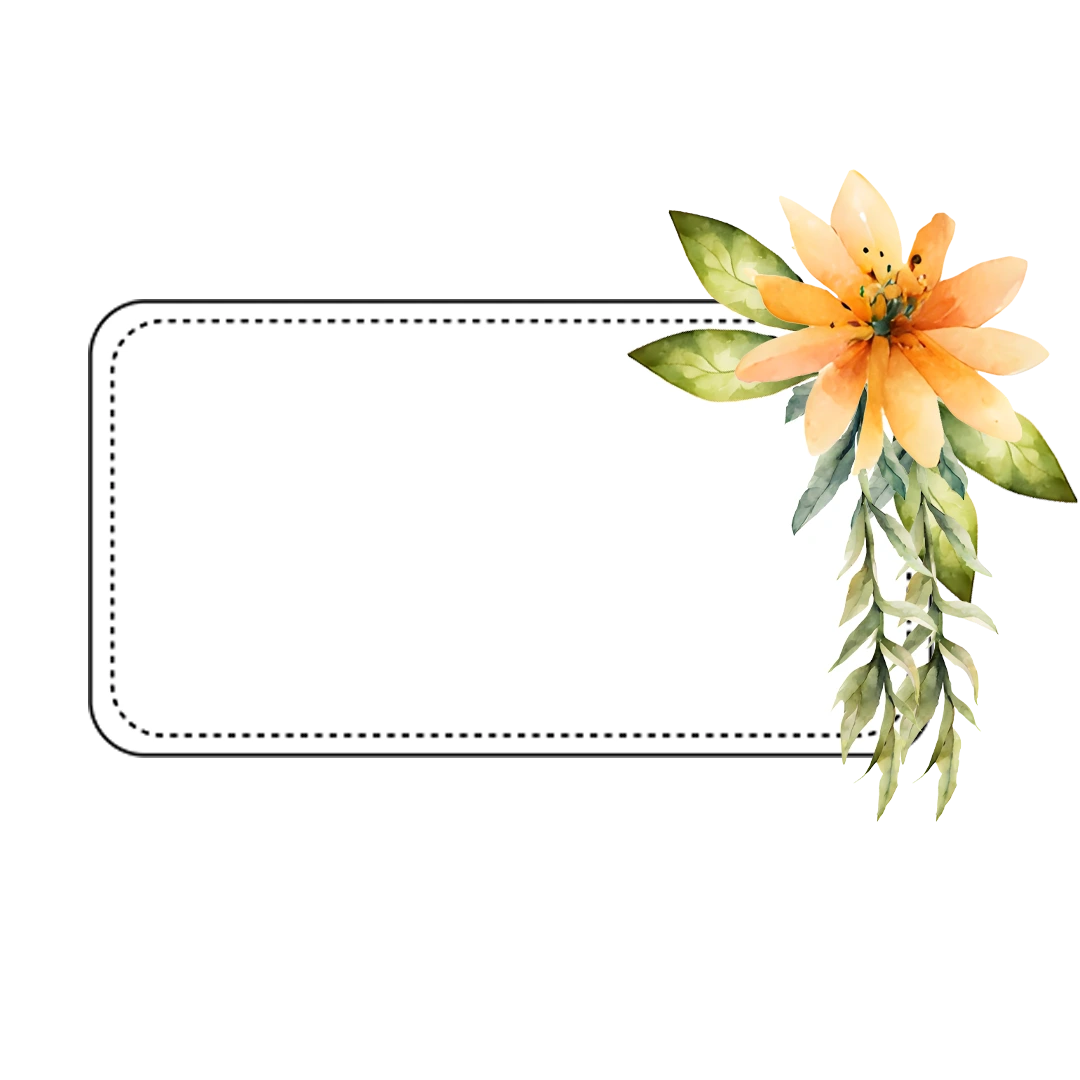 Floral Frame PNG Free Download Transparent Beauty for Your Creations_24.webp